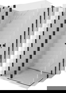 Mexen Mist Duo shower enclosure swing 95 x 75 cm, transparent, black - 8A4-095-075-70-00