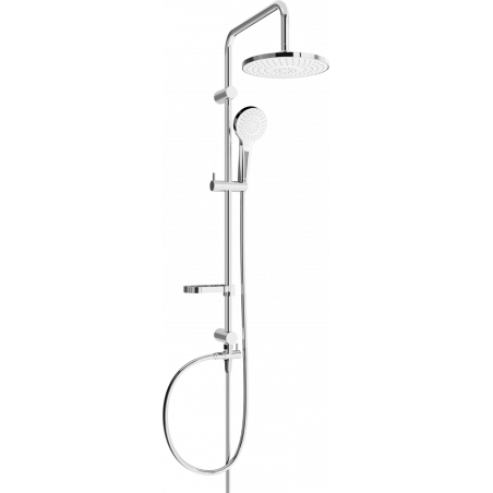 Mexen X05 shower column, Chrome/White - 798050591-00