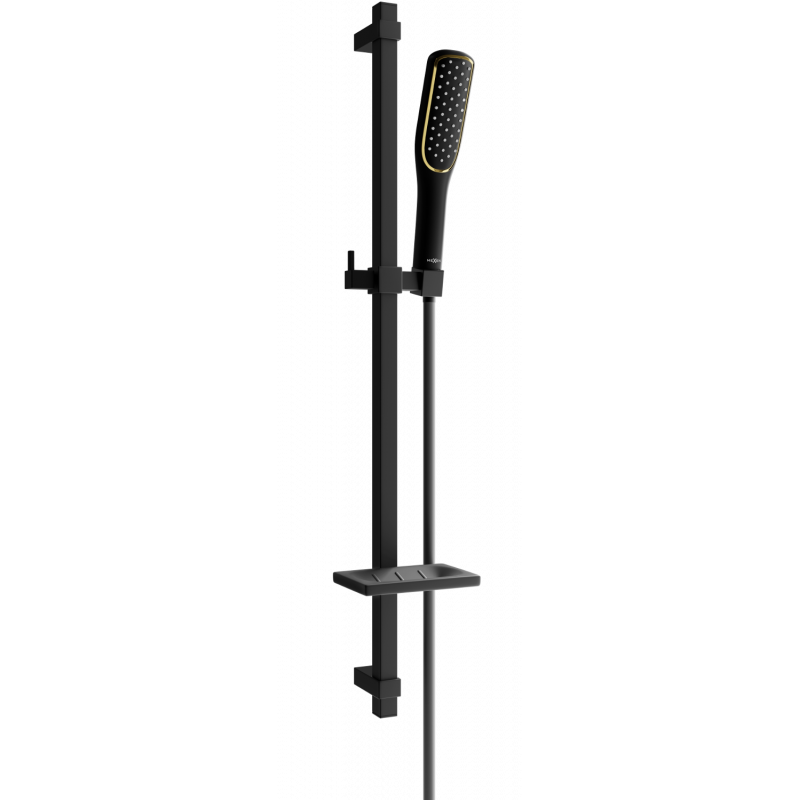 Mexen DQ49 sliding shower set, Black - 785494581-75