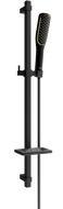 Mexen DQ49 sliding shower set, Black - 785494581-75
