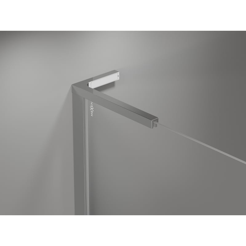 Mexen Mist L Duo Hinged Shower Enclosure 105 x 95 cm, Transparent, Chrome - 8A4L-105-095-01-00