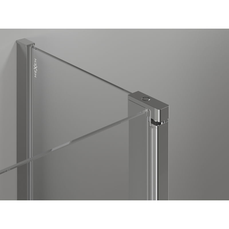 Mexen Mist L Duo Hinged Shower Enclosure 105 x 100 cm, transparent, chrome - 8A4L-105-100-01-00