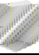 Mexen Mist L Duo pivot shower cabin 115 x 90 cm, transparent, gold - 8A4L-115-090-50-00