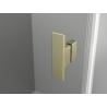 Mexen Mist L Duo pivot shower cabin 120 x 90 cm, transparent, brushed gold - 8A4L-120-090-55-00