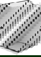 Mexen Mist Duo shower enclosure 85 x 80 cm, black frame, black - 8A4-085L-080P-70-70