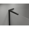 Mexen Mist L Duo shower enclosure swing 95 x 95 cm, black grid, black - 8A4L-095L-095P-70-77