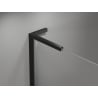 Mexen Mist L Duo hinged shower cabin 120 x 120 cm, black grid, black - 8A4L-120L-120P-70-77