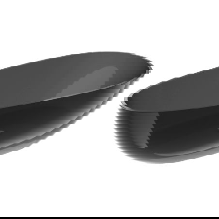 Mexen Glass Black Freestanding Transparent Bath 170 x 85 cm, Chrome Plug - 58061708513