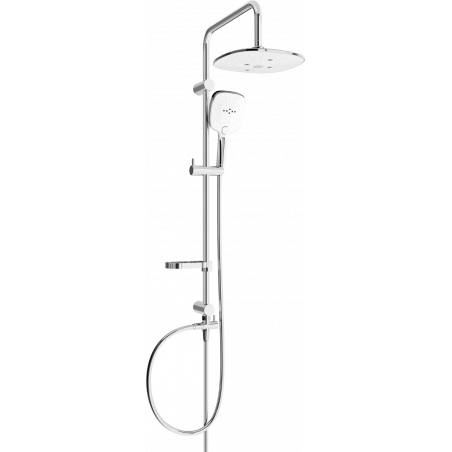 Mexen X17 shower column, Chrome/White - 798171791-02