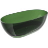 Mexen Pure freestanding transparent bathtub 170 x 80 cm, forest, chrome plug - 58071708002