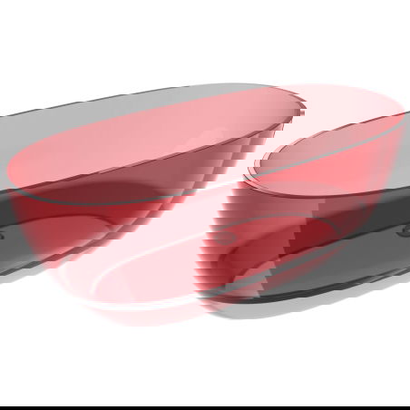 Mexen Pure eosin freestanding transparent bathtub 170 x 80 cm, chrome plug - 58071708003