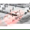 Mexen Pure coral freestanding transparent bathtub 170 x 80 cm, chrome plug - 58071708004