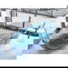 Mexen Pure denim freestanding transparent bathtub 170 x 80 cm, chrome plug - 58071708007