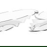 Mexen Pure clear freestanding transparent bathtub 170 x 80 cm, chrome plug - 58071708008