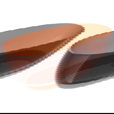 Mexen Pure cherry freestanding transparent bath 170 x 80 cm, chrome plug - 58071708009