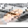 Mexen Pure Cherry freestanding transparent bathtub 170 x 80 cm, chrome drain - 58071708009