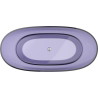Mexen Pure freestanding transparent bathtub 170 x 80 cm, dark slate blue, chrome drain plug - 58071708010