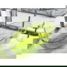 Mexen Pure lime freestanding transparent bathtub 170 x 80 cm, chrome plug - 58071708012