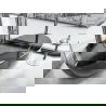 Mexen Pure black freestanding transparent bathtub 170 x 80 cm, chrome plug - 58071708013