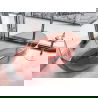 Mexen Pure rose freestanding transparent bathtub 170 x 80 cm, chrome drain - 58071708014