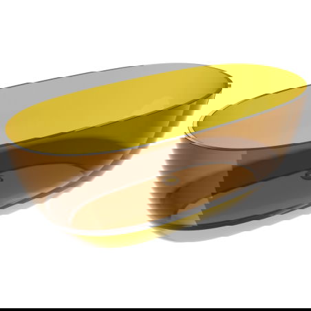 Mexen Pure honey freestanding transparent 170 x 80 cm, chrome plug - 58071708015