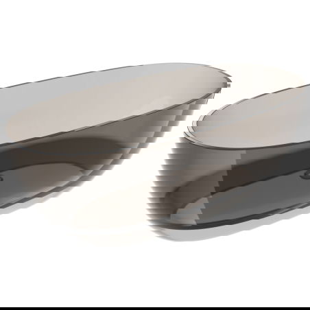 Mexen Pure Bronze Freestanding Transparent Bath 170 x 80 cm, Chrome Plug - 58071708018