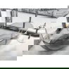 Mexen Pure bronze freestanding transparent bathtub 170 x 80 cm, chrome plug - 58071708018