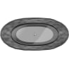 Mexen Orax freestanding transparent bathtub 170 x 80 cm, black, chrome plug - 58081708013