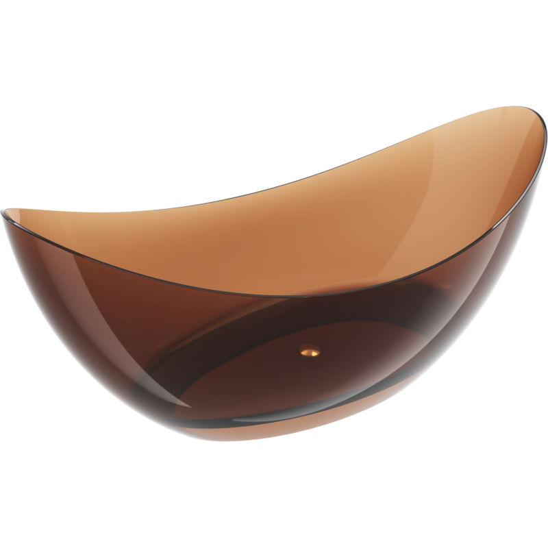 Mexen Vea earth free-standing transparent 180 x 80 cm, chrome cork - 58091808005