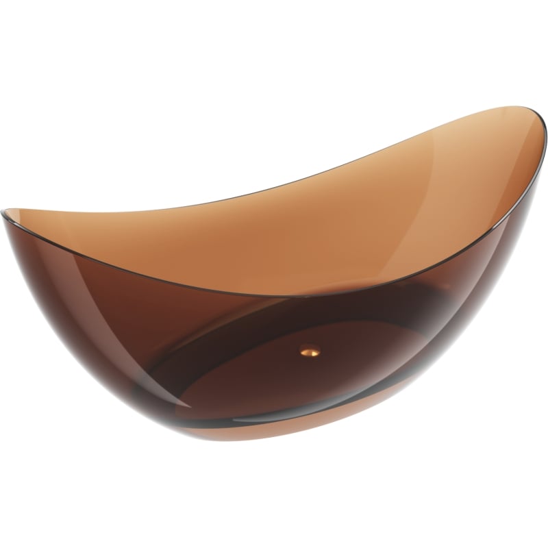Mexen Vea Earth freestanding transparent 180 x 80 cm, chrome plug - 58091808005