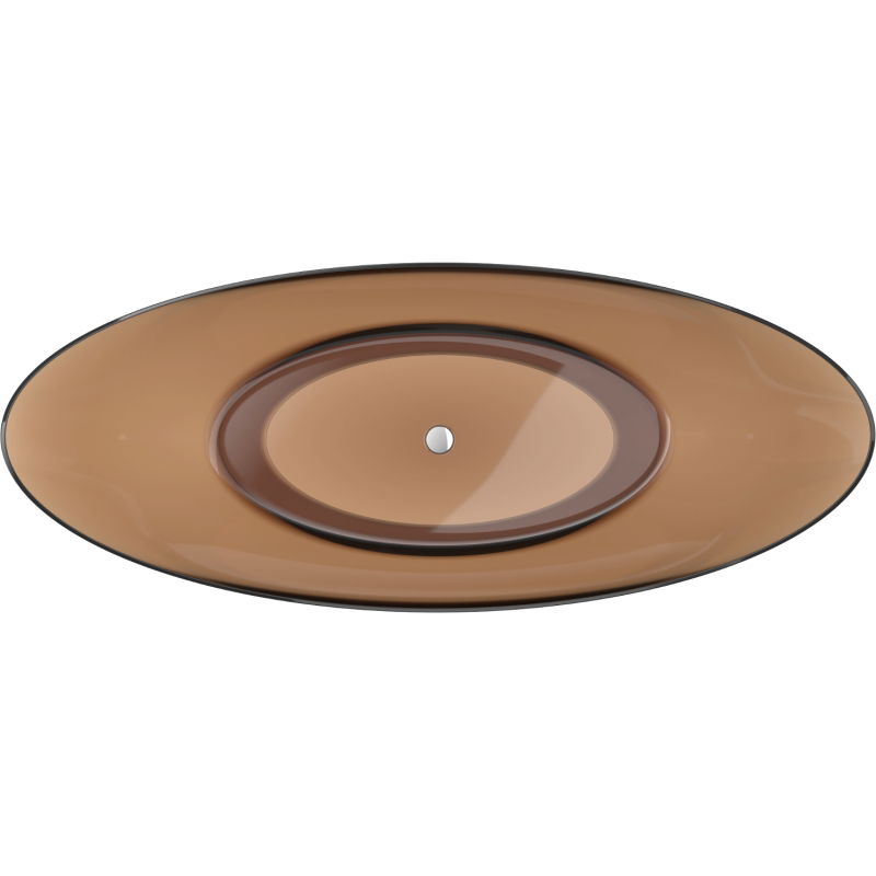 Mexen Vea Earth Freestanding Transparent Bathtub 180 x 80 cm, Chrome Plug - 58091808005