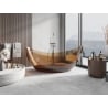Mexen Vea Earth freestanding transparent 180 x 80 cm, chrome plug - 58091808005