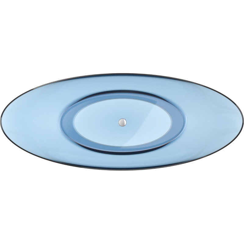 Mexen Vea freestanding transparent bathtub 180 x 80 cm, denim, chrome plug - 58091808007