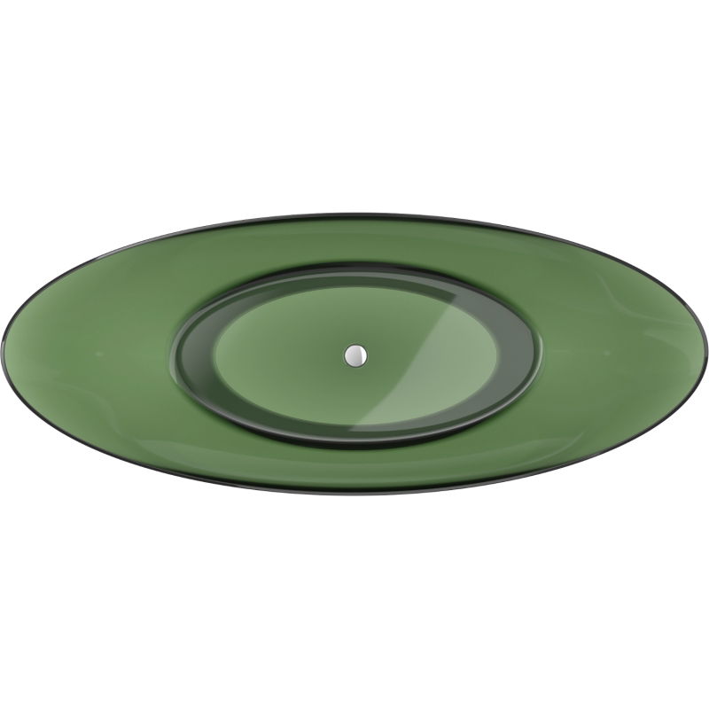 Mexen Vea forest freestanding transparent bathtub 180 x 80 cm, chrome plug - 58091808002