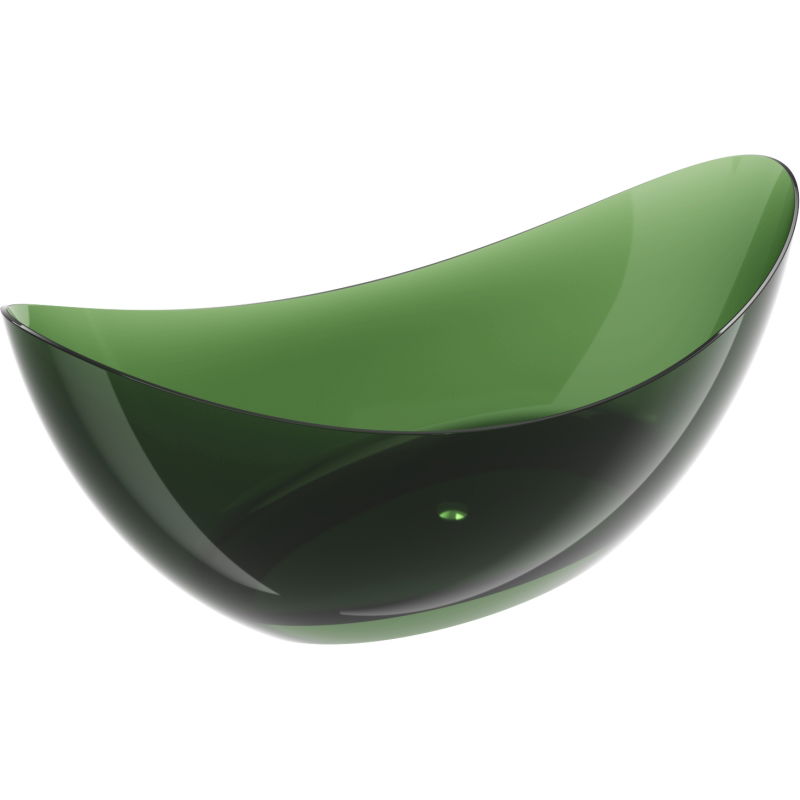 Mexen Vea forest freestanding transparent 180 x 80 cm, cork chrome - 58091808002