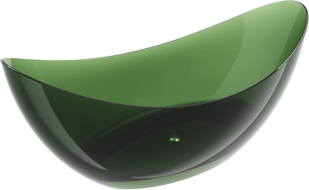 Mexen Vea forest free-standing transparent bathtub 180 x 80 cm, forest, cork chrome - 58091808002