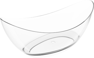 Mexen Vea freestanding transparent bathtub 180 x 80 cm, clear, chrome plug - 58091808008