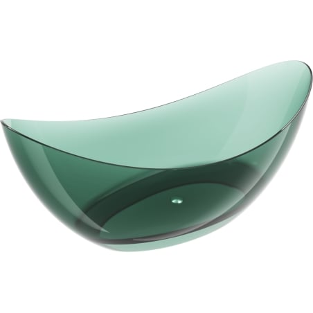 Mexen Vea freestanding transparent bathtub 180 x 80 cm, teal, chrome plug - 58091808011