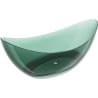 Mexen Vea teal free-standing transparent bathtub 180 x 80 cm, chrome drain plug - 58091808011