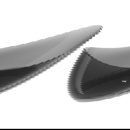 Mexen Vea black free-standing transparent bathtub 180 x 80 cm, chrome plug - 58091808013