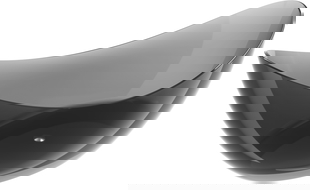 Mexen Vea black free-standing transparent bath 180 x 80 cm, chrome plug - 58091808013