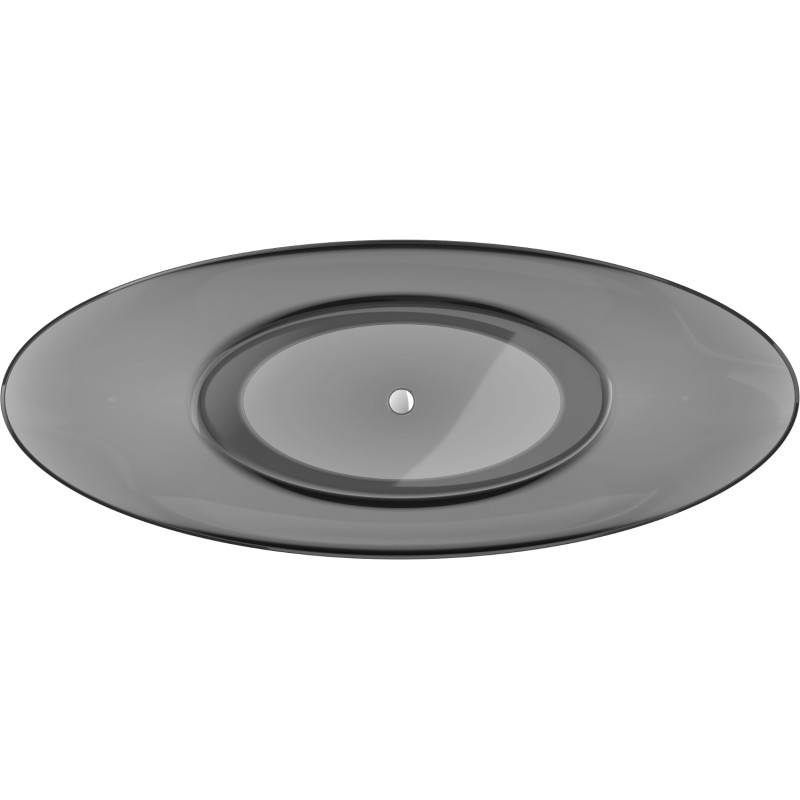 Mexen Vea freestanding transparent bathtub 180 x 80 cm, black, chrome drain - 58091808013