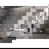 Mexen Lunar L Pentagonal Shower Enclosure Left Hinged 80 x 90 cm, Transparent, Chrome - 831L-080L-090P-01-00-L