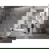 Mexen Lunar pentagonal shower cabin left-opening 80 x 100 cm, transparent, chrome - 831-080L-100P-01-00-L