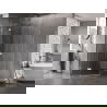 Mexen Lunar pentagonal shower cabin left-opening 80 x 100 cm, transparent, chrome - 831-080L-100P-01-00-L