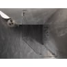 Mexen Lunar L pentagonal shower enclosure right 80 x 90 cm, transparent, chrome - 831L-080P-090L-01-00-P