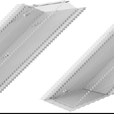 Mexen Mist-H T shower enclosure left hinge 90 x 90 cm, transparent, chrome - 8A5T-090-090-01-00-L