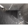 Mexen Lunar pentagonal right hinged shower enclosure 80 x 100 cm, transparent, white - 831-080P-100L-20-00-P
