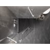 Mexen Lunar pentagonal left-hinged shower cabin 80 x 90 cm, transparent, white - 831-080L-090P-20-00-L