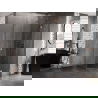 Mexen Lunar L pentagonal shower cabin right-side hinged 80 x 100 cm, transparent, rose gold - 831L-080P-100L-60-00-P